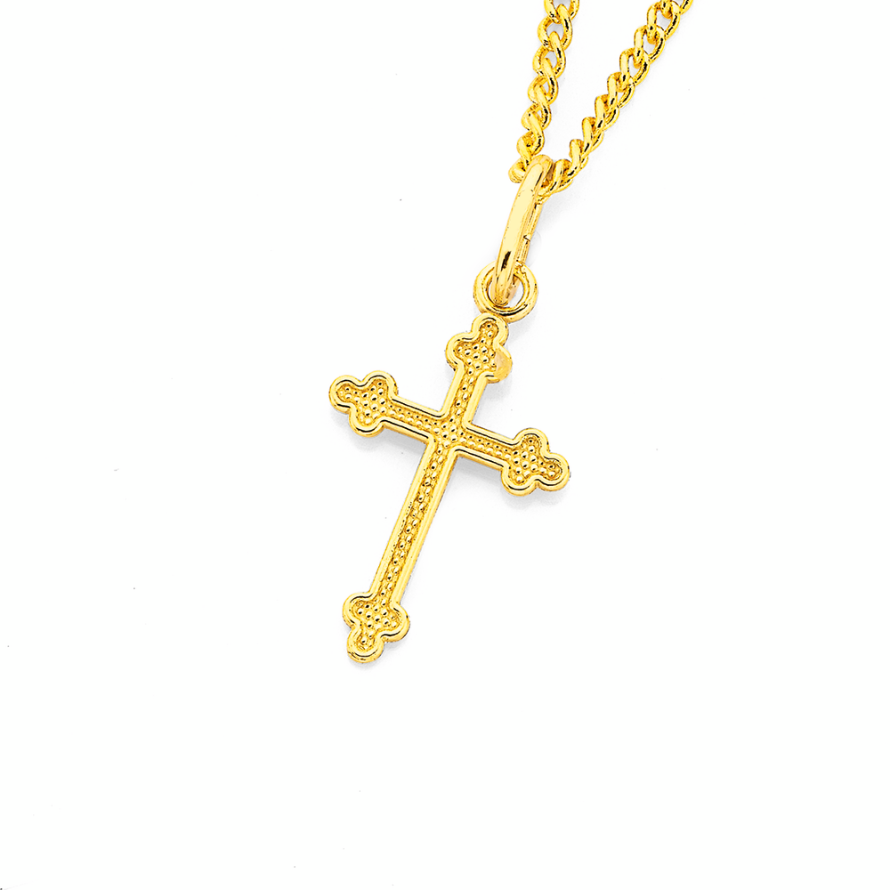 9ct Gold Celtic Cross Pendant