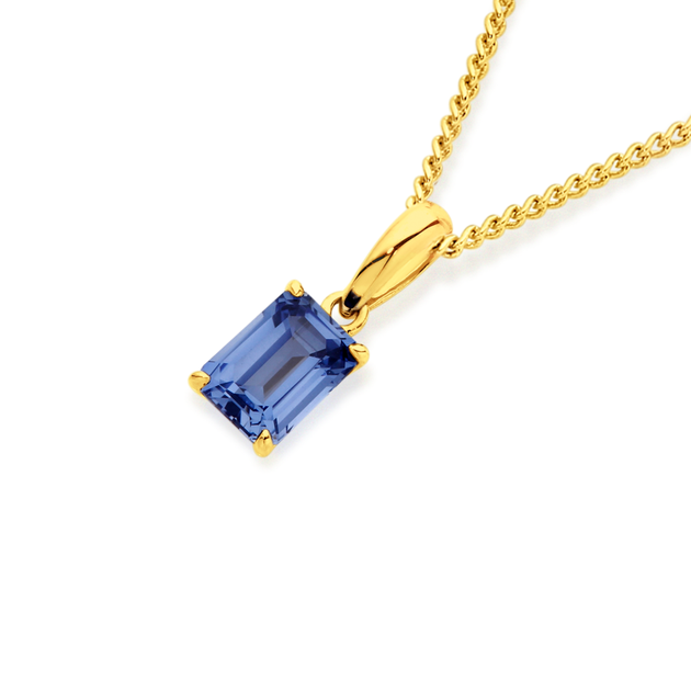 Prouds sapphire pendant Clearance
