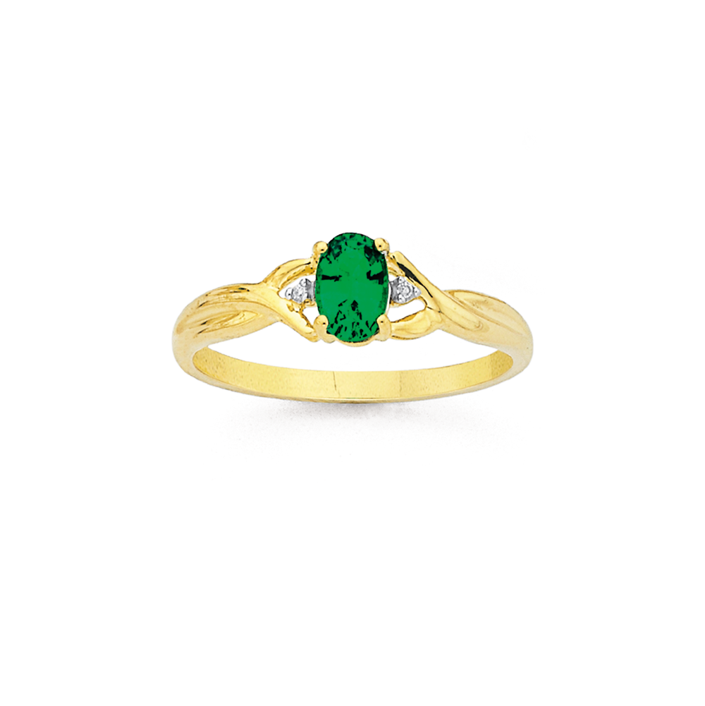 Emerald cheap rings prouds