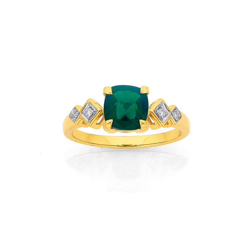 Emerald cheap rings prouds