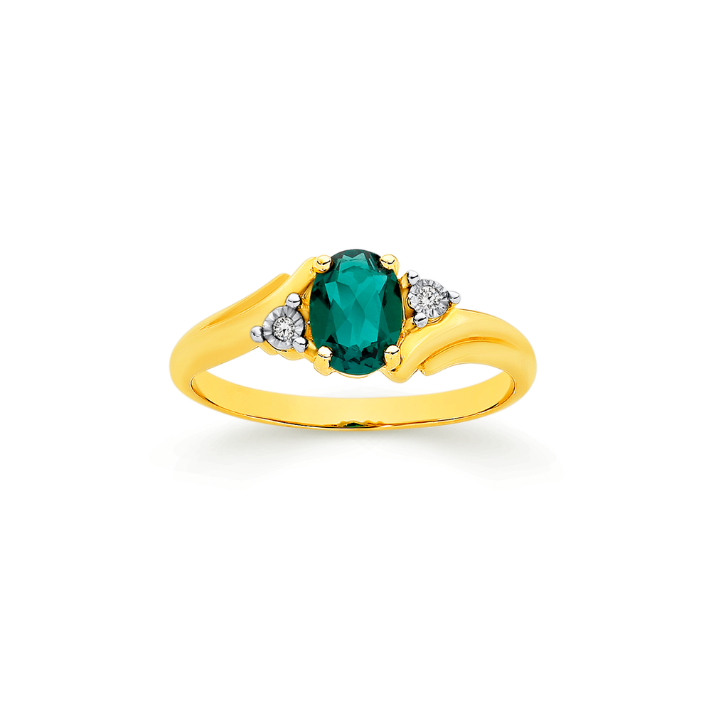 Emerald cheap rings prouds