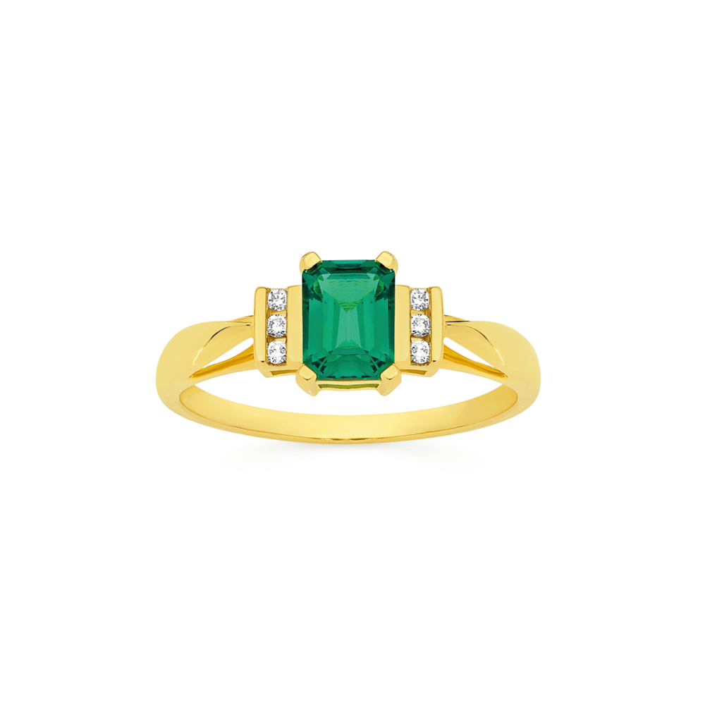Emerald cheap rings prouds