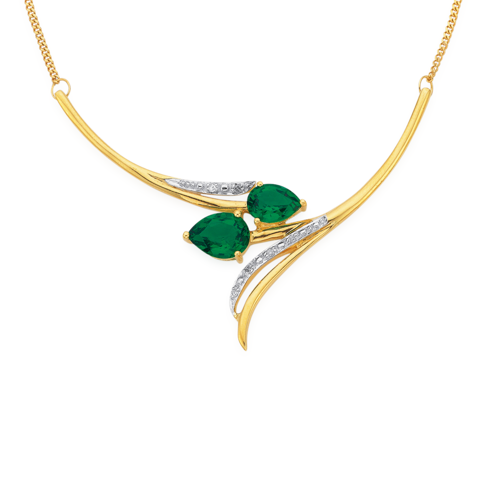 Emerald necklace best sale prouds