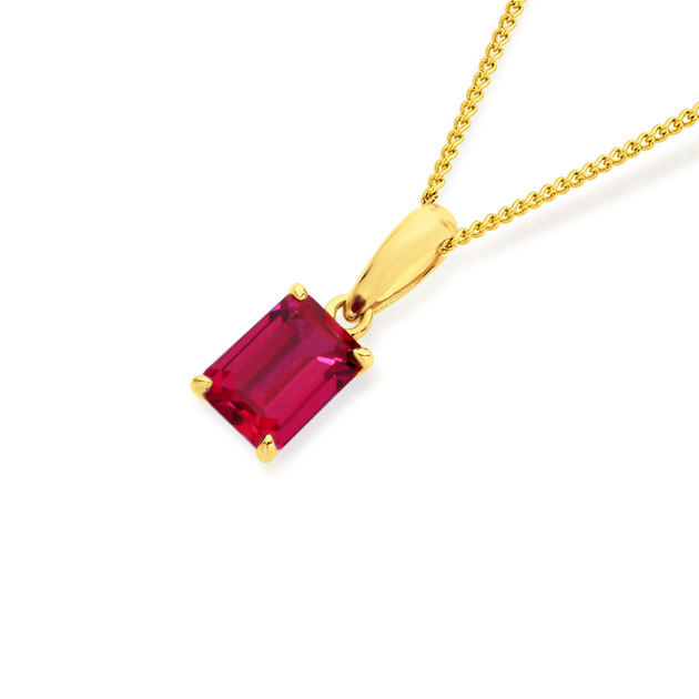 Ruby pendant prouds Clearance