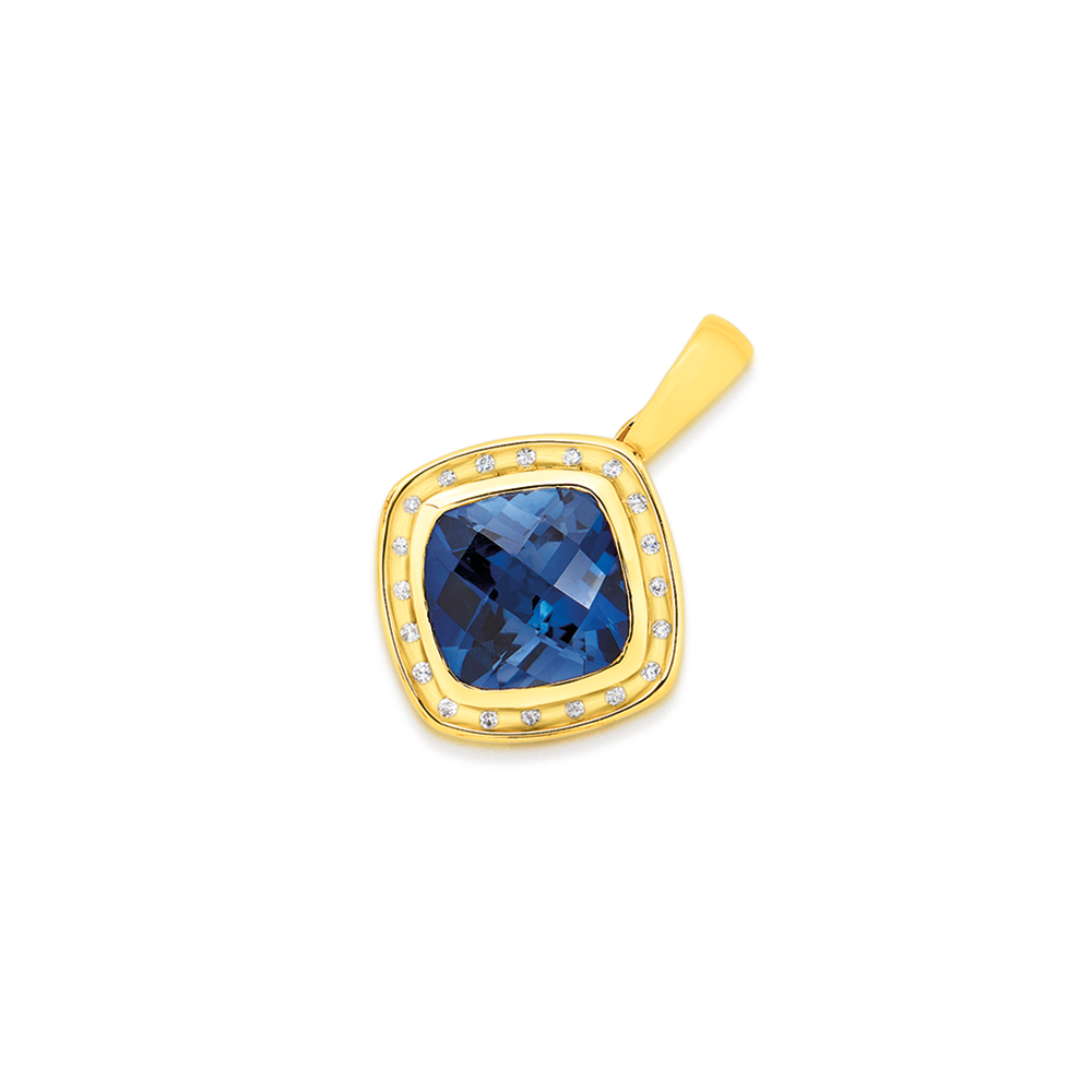 Prouds sapphire pendant sale