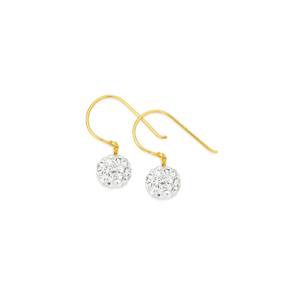Hook earrings gold deals