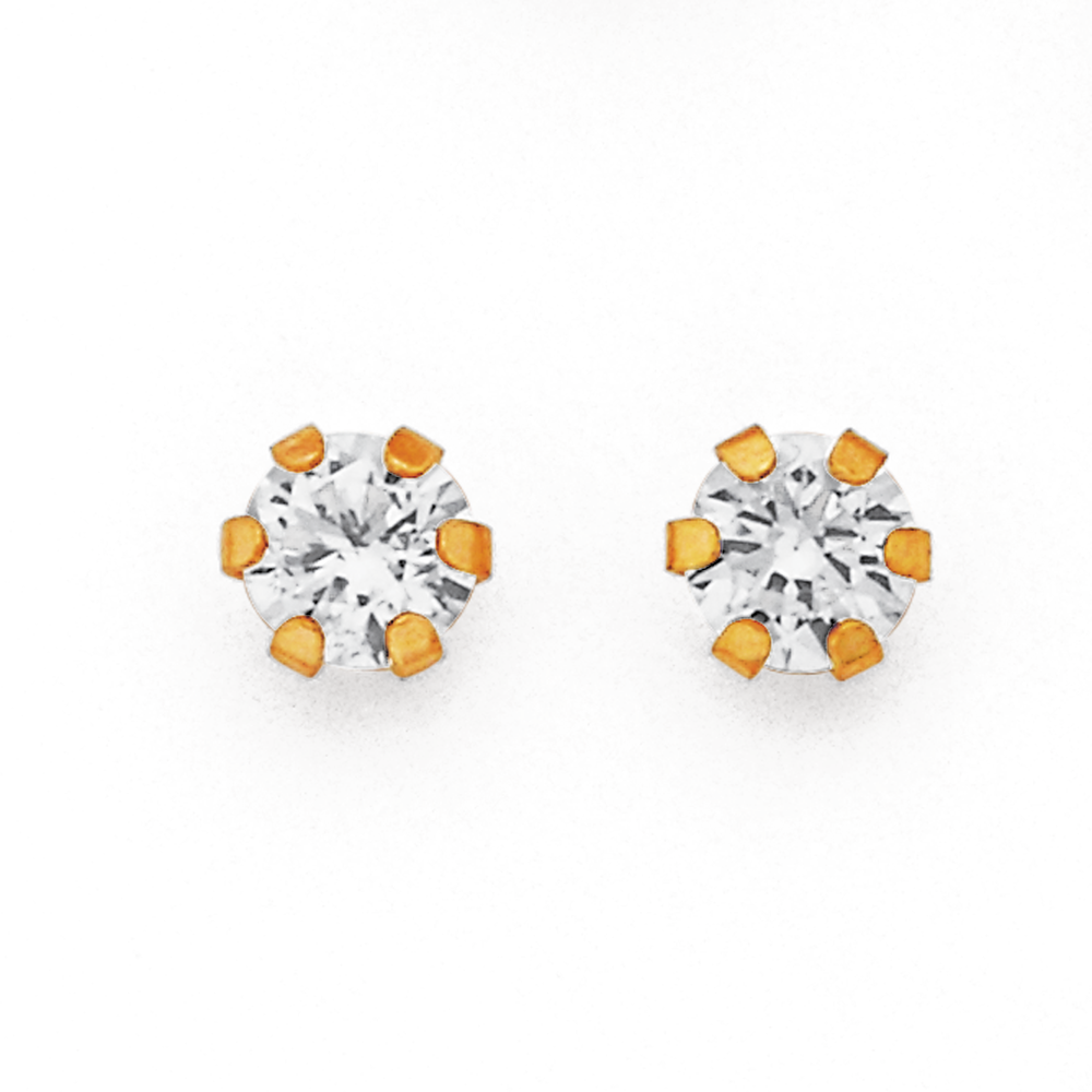 Gold stud earrings prouds sale
