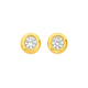 9ct Gold, Cubic Zirconia Stud Earrings