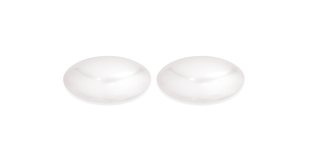 9ct Gold, Cultured Fresh Water Pearl Stud Earrings in White Prouds
