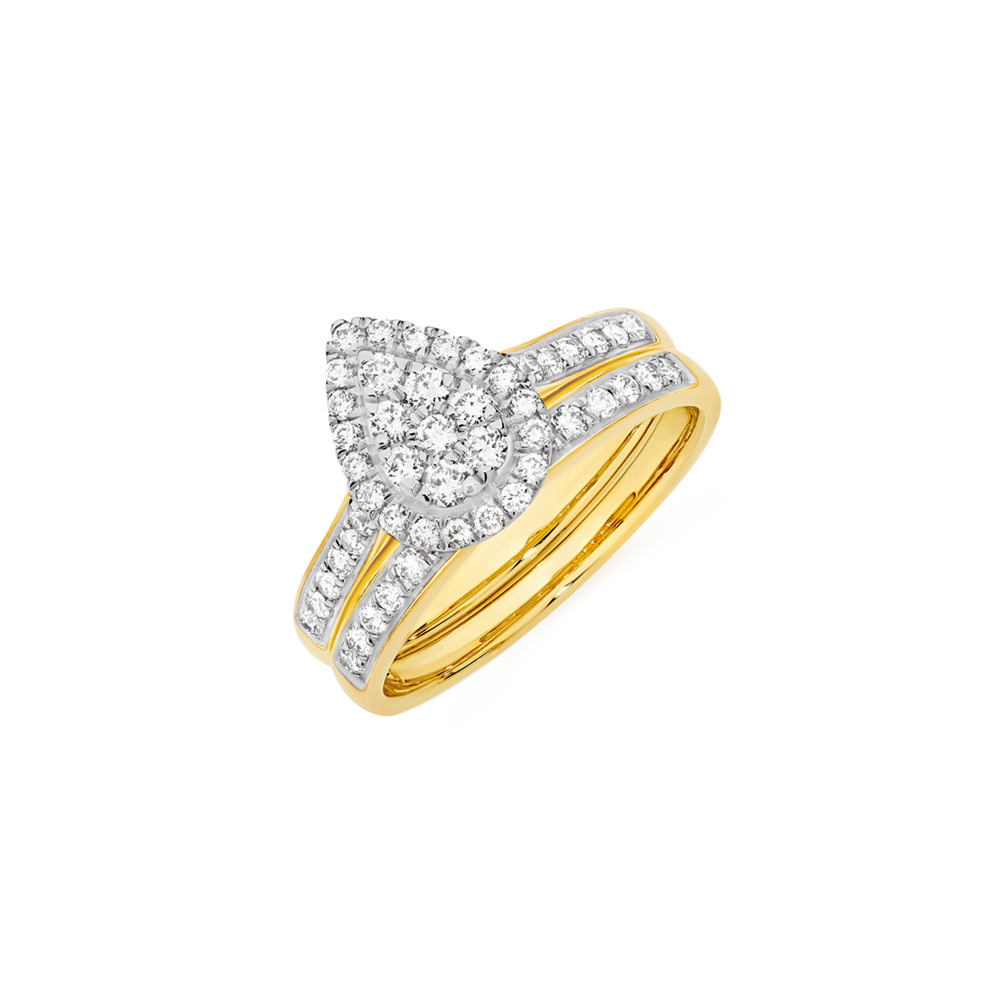 Gold wedding set with cheap price
