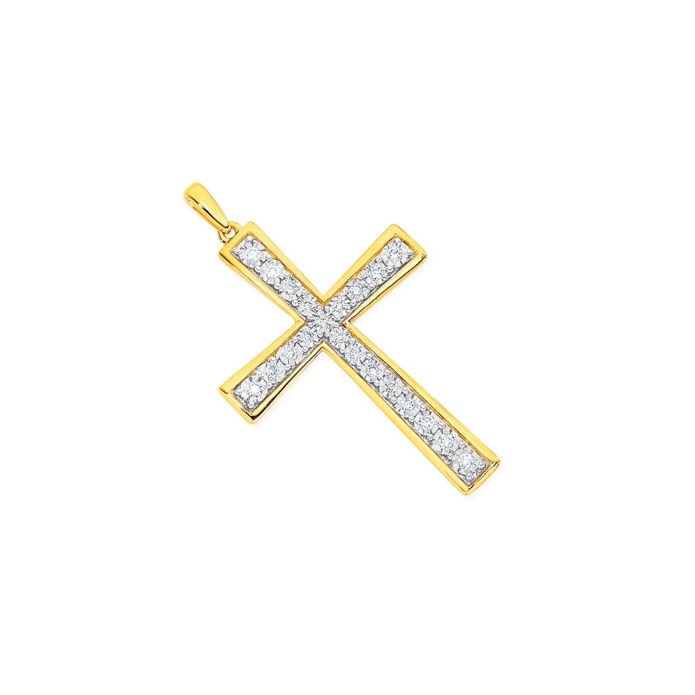 Gold Cross Necklace Prouds