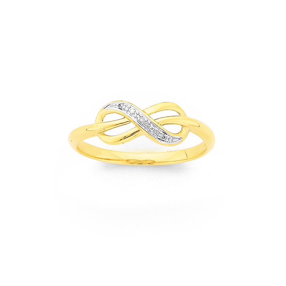 Golden Infinite Grace Ring – GIVA Jewellery