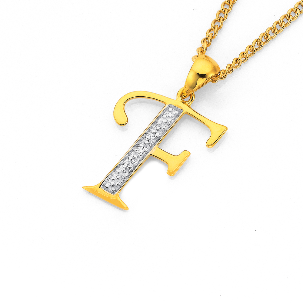 Gold Stainless Steel T-Bar Necklace | Lisa Angel