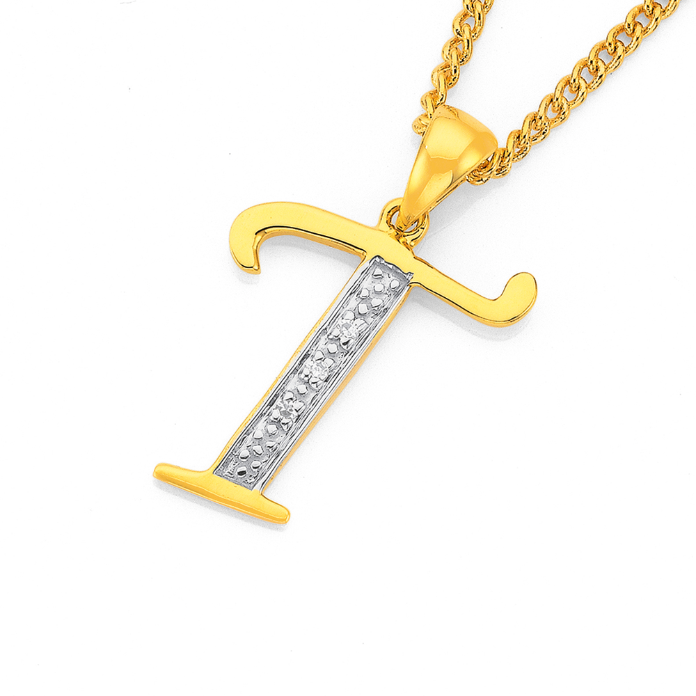9ct Gold Diamond Open Heart Pendant With Chain | Goldmark (AU)
