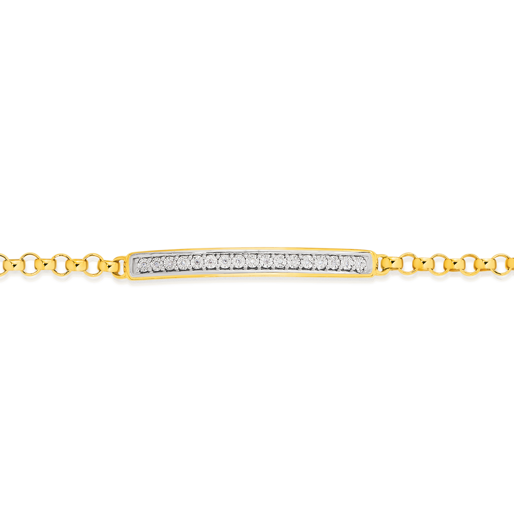 9ct Yellow Gold Round Belcher Bracelet 1206 – Once Loved Treasures