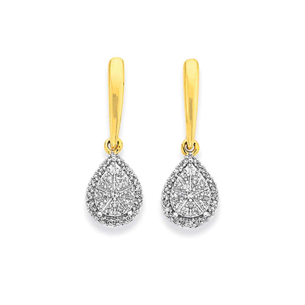 Update more than 72 pear shaped earrings diamond latest - 3tdesign.edu.vn