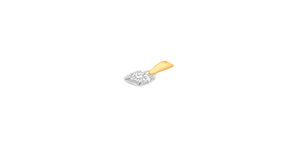 9ct Gold Diamond Pendant Prouds