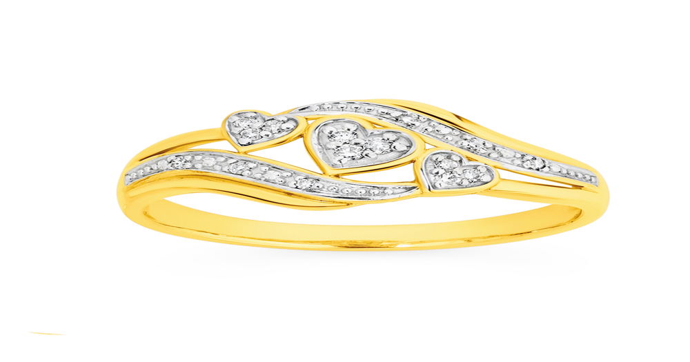 9ct Gold Diamond Ring | Prouds