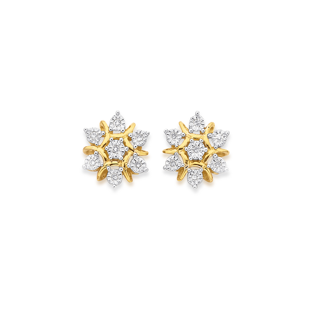 Prouds diamond studs Clearance