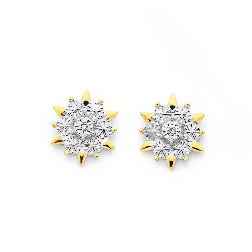 Shining Snowflake Acrylic Earrings - Frock Candy