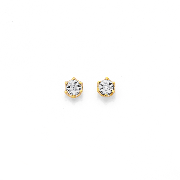 Prouds diamond studs Clearance