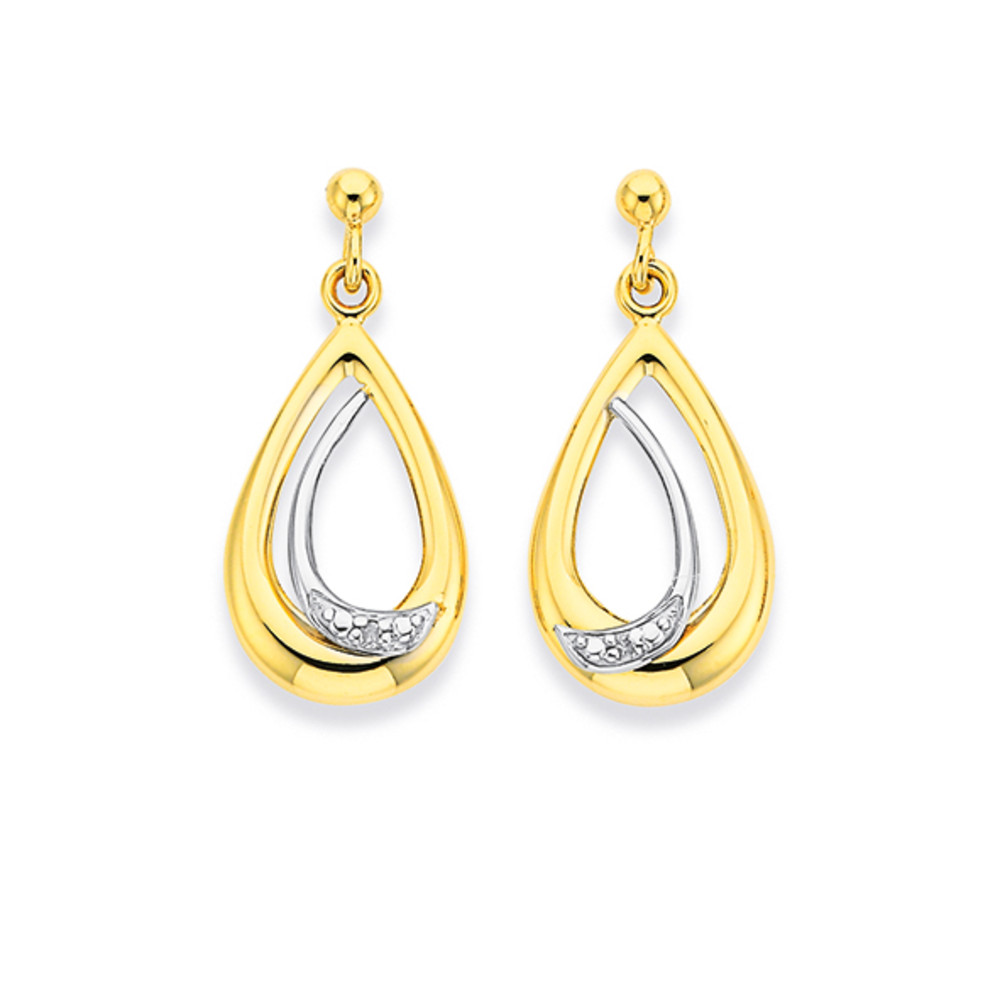 Hailstorm Drop Earrings | 9ct Gold - Gear – Gear Jewellers