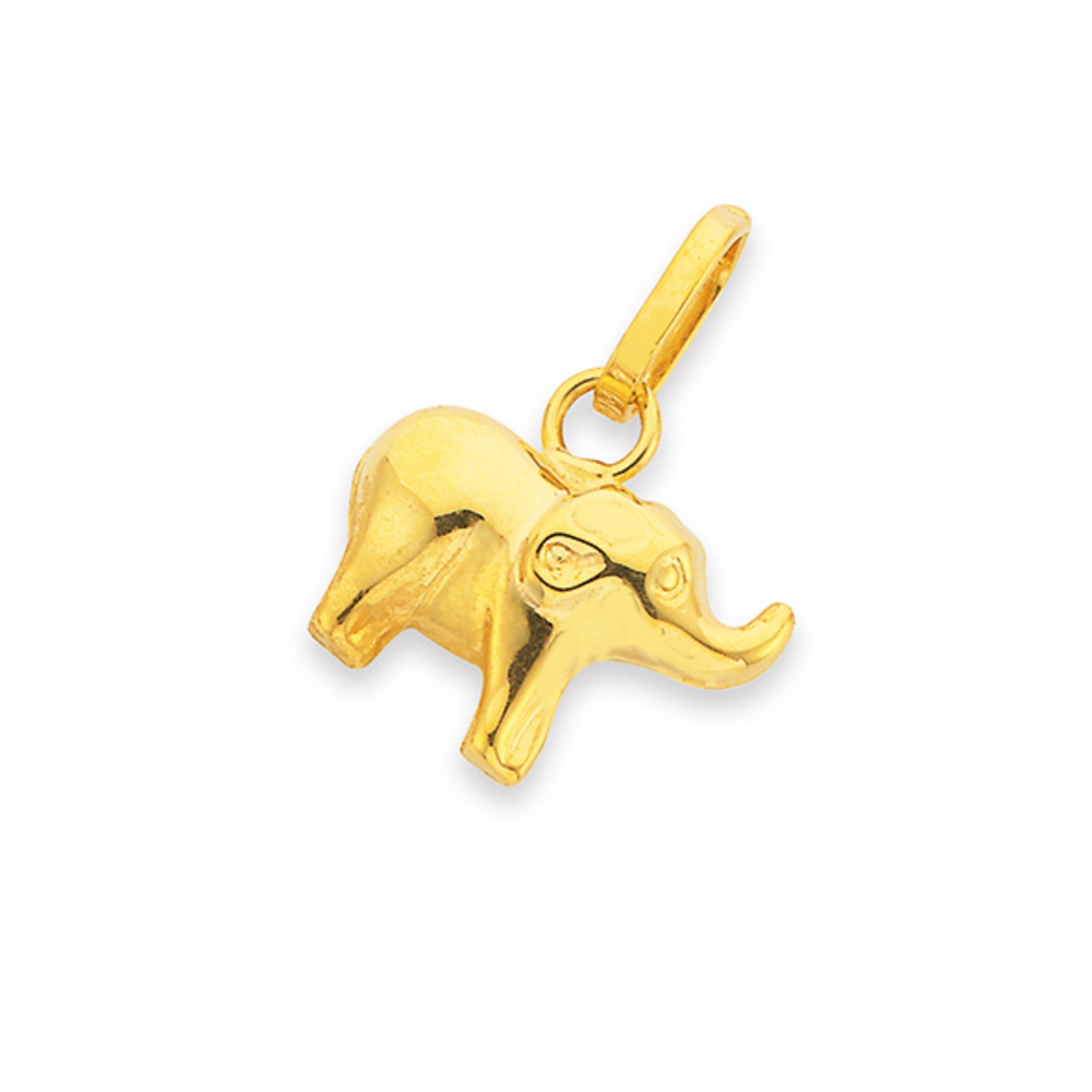 Rose gold elephant charm deals