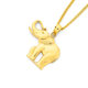 9ct Gold Elephant Pendant