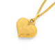 9ct Gold Faith, Love, Hope Heart Charm
