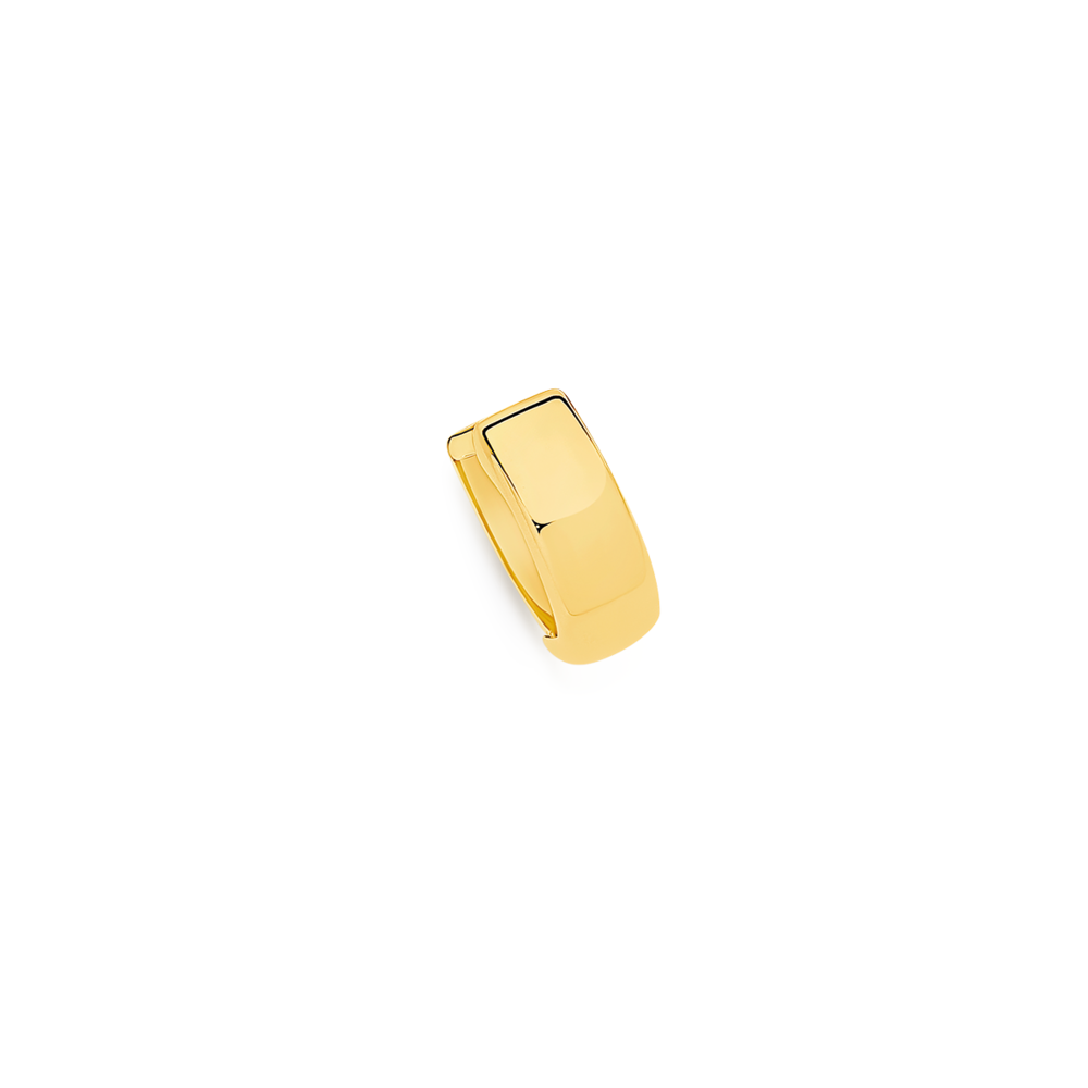 Mens 9ct gold huggie earrings store