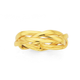 9ct Gold Hollow Loose Plait Dress Ring