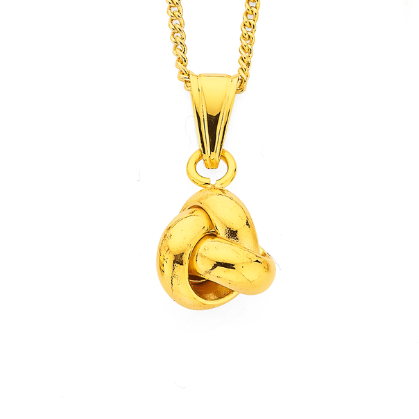 9ct Gold Knot Pendant