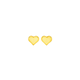 9ct Gold Mini Heart Stud Earrings