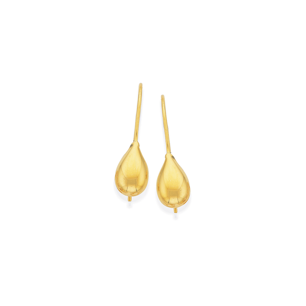 9ct Gold Mini Pear Drop Earrings