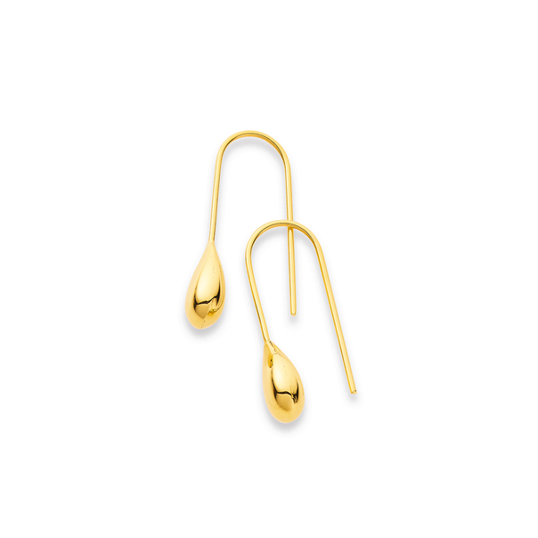 9ct Gold Mini Pear Drop Earrings