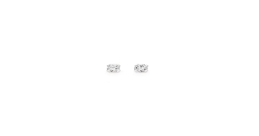 9ct Gold 'my First Diamond' Diamond Stud Earrings Prouds