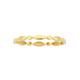 9ct Gold Oval & Marquise Pattern Stacker Ring