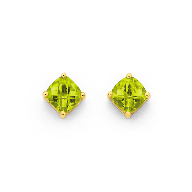 Peridot earrings prouds Clearance