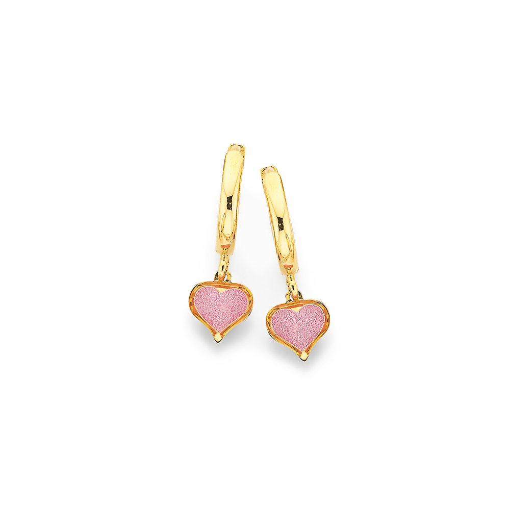 Buy Glory Lotus Stud Earrings in Pink Enamel Online in India | Zariin