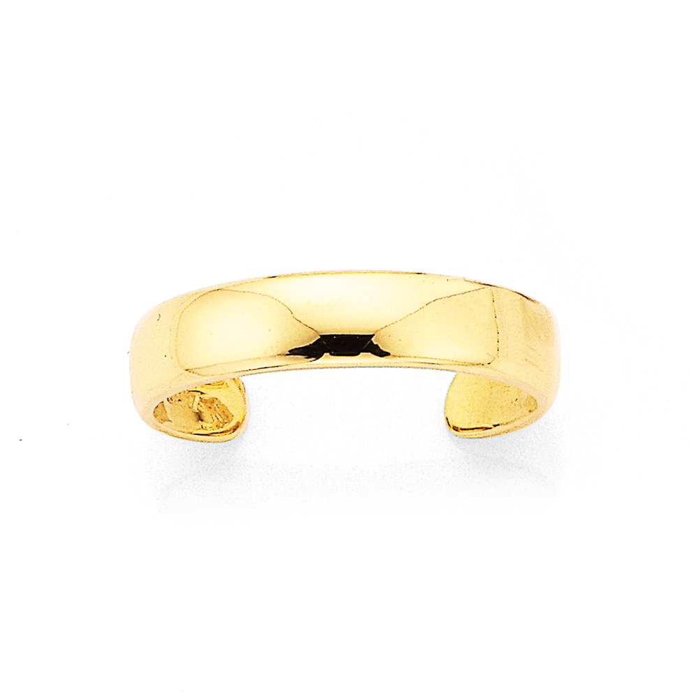 10K Tube Gold Double Row Cuff Midi/Toe Ring | Banter