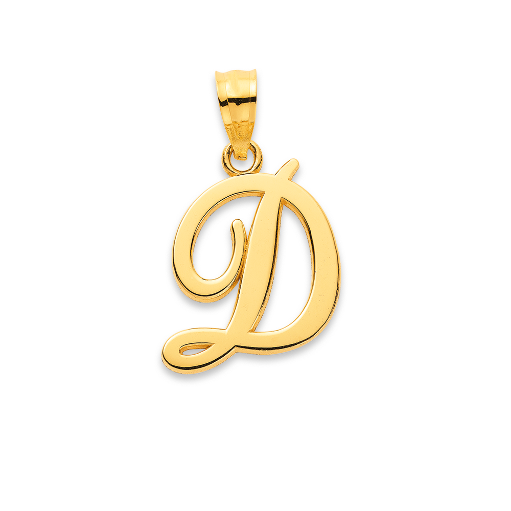 Gold alphabet best sale locket design