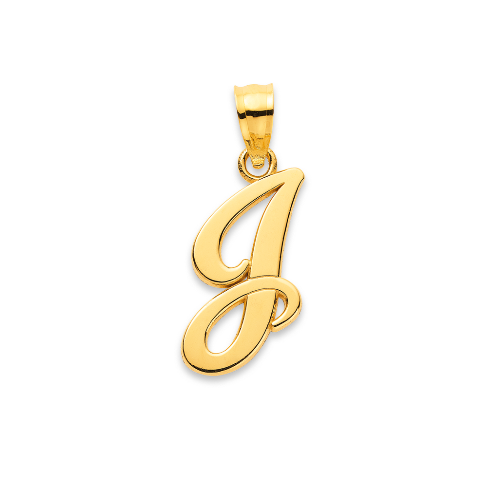 Gold pendant clearance j