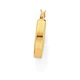 9ct Gold Square Single Hoop Earring - 10mm Internal Diameter 10mm