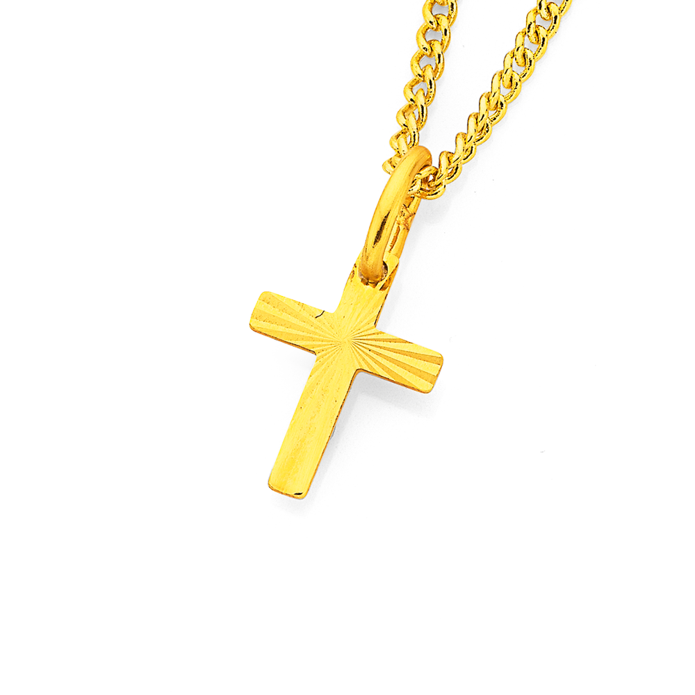 9ct Gold Celtic Cross Pendant