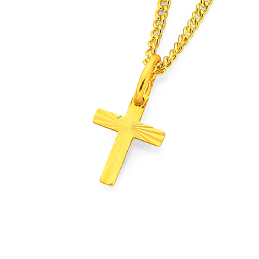 9ct Gold Celtic Cross Pendant