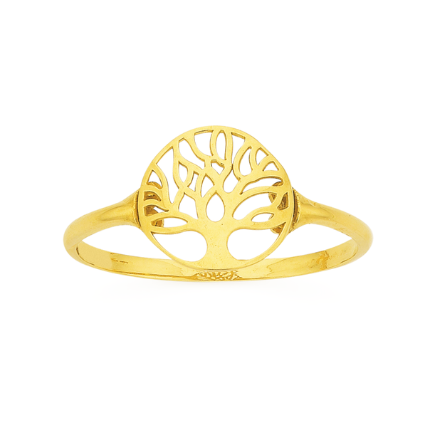 9ct Gold Tree of Life Dress Ring