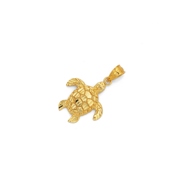 9ct Gold Turtle Pendant