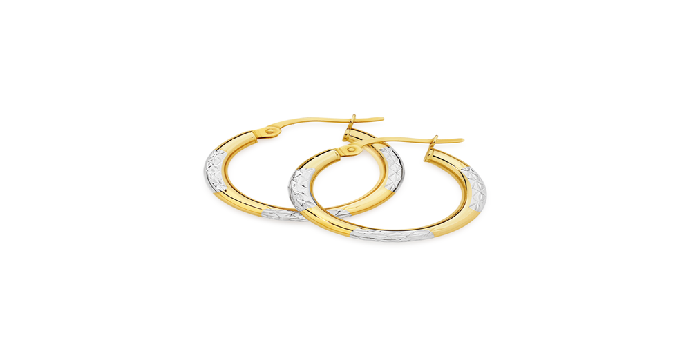Prouds hoop gold earrings Clearance