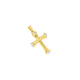 9ct Gold Two Tone Celtic Cross Pendant