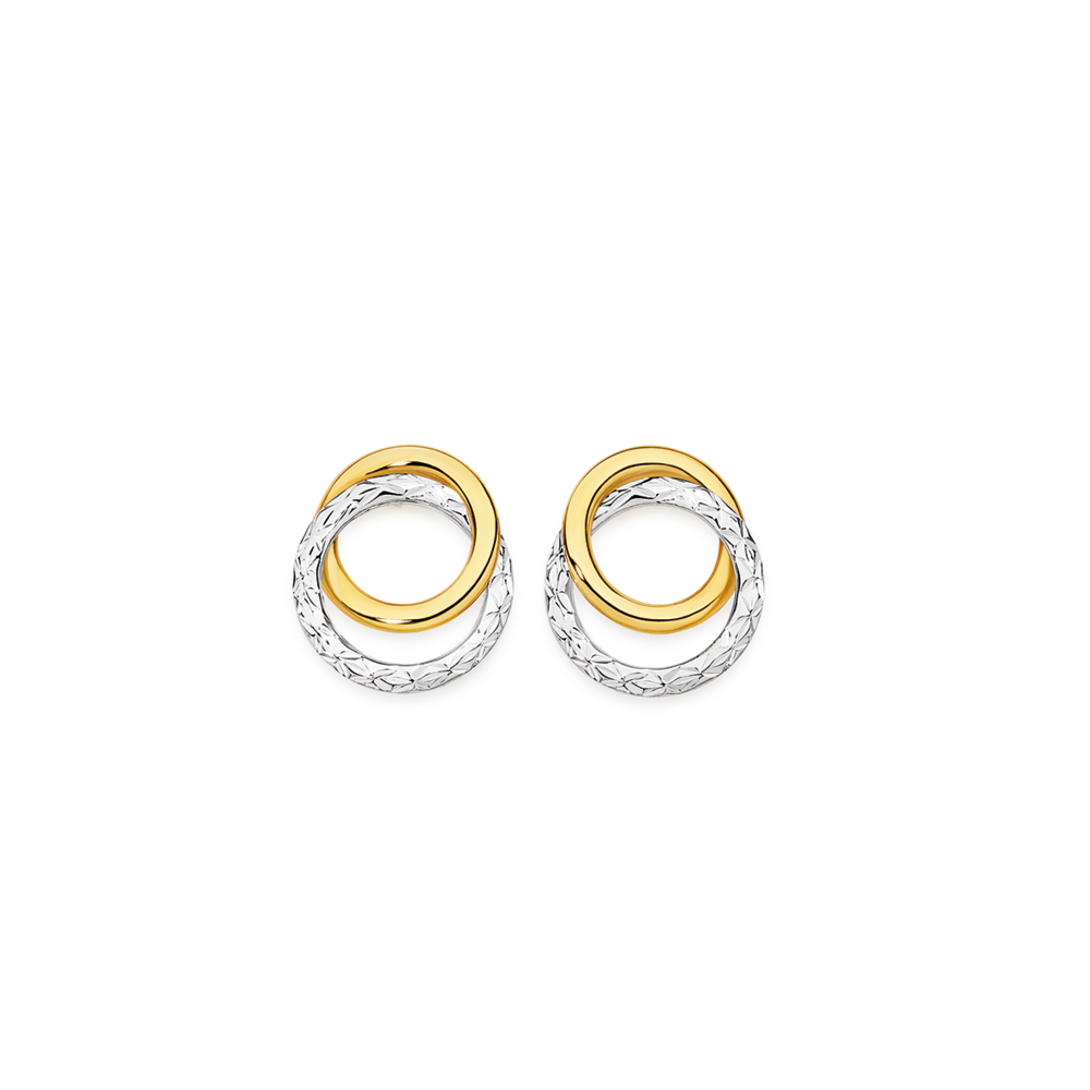 Second stud gold earrings sales price